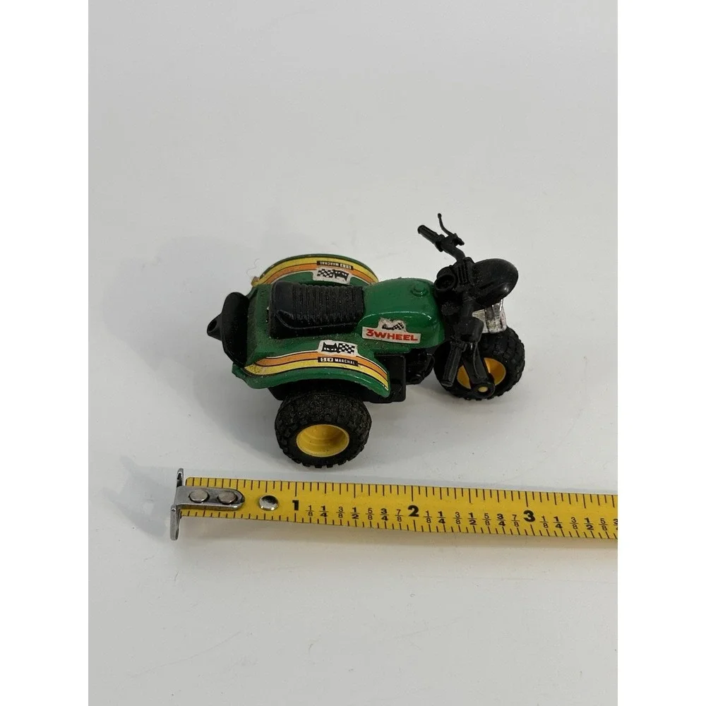Vintage Koni 250 Texaco Three 3 Wheeler Trike Pull Back Toy Green‎